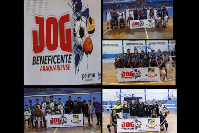 Jogo Beneficiente Araquariense/Futsal kids -Basquete-Volei