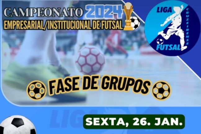 Campeonato Empresarial/Institucional de Futsal 2024 - Fase de Grupos