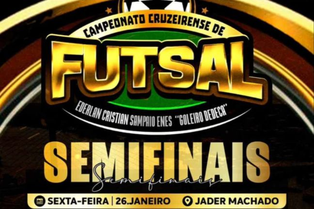 Campeonato Cruzeirense de Futsal - Goleiro Dedeca - Semifinais