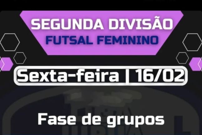 Fase de Grupos - Segunda Divisão - Feminino 