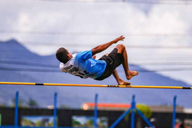 Treino Olimpíadas Municipais Interbairros Salto em Altura