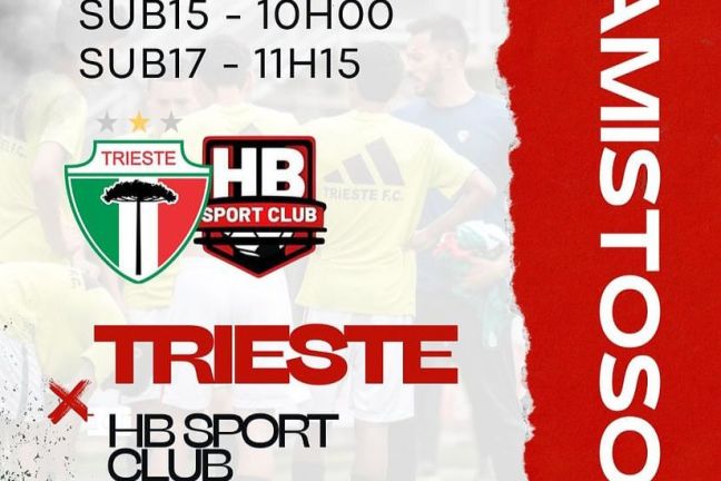 Amistoso Trieste x HB Sport Club Sub15