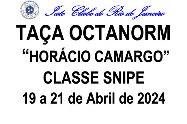 Taça Octanorm 2024 - Classe Snipe - ICRJ - Sábado