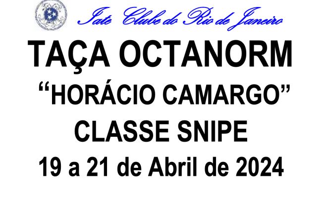 Taça Octanorm 2024 - Classe Snipe - ICRJ - Domingo