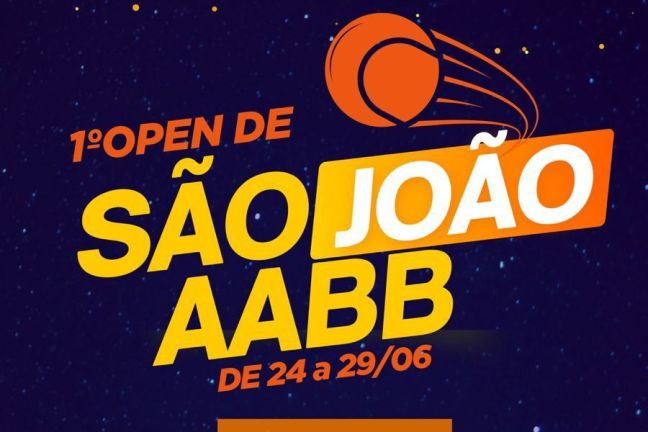 1º Open de São João AABB - Segunda feira 