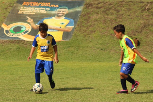 Treinos da Escola de Futebol Léo Moura na AABB - 06.07.2024