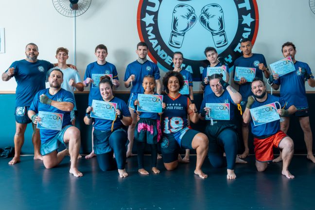 Graduação de Muay Thai - Veronica