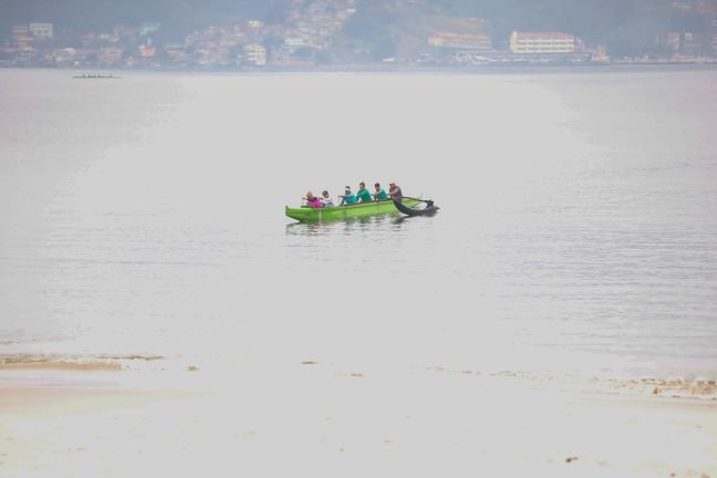 Treino Canoa em São Francisco - Charitas