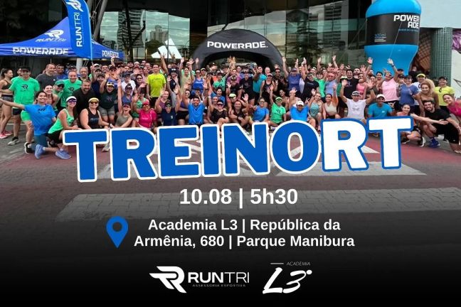 Treinos RT Academia L3 - Runtri + Fator 3 - Avenida Washington Soares