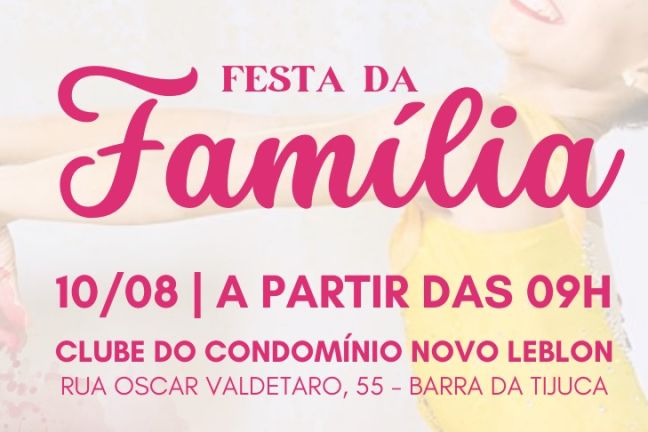 Festa da Família - Ginastica Rítmica - Clube Novo Leblon - 10/08/2024. 