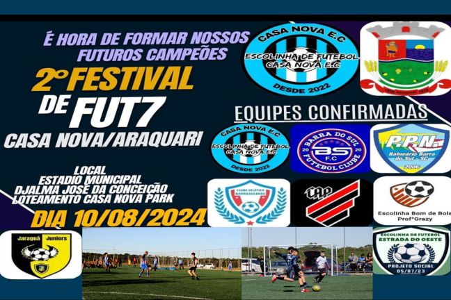 2 FESTIVAL DE  FUT7 ARAQUARI CASA NOVA