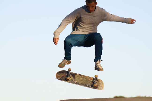 Sábado na Pista de Skate do Parque das Nações