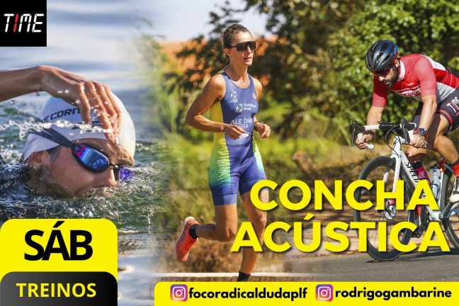 Treinos - Simulado de  Triathlon Time Assessoria + Corrida na Concha Acústica