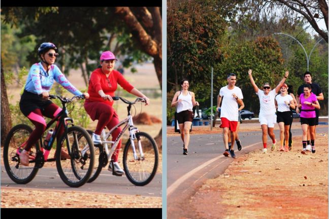 Treinos PEDAL E CORRIDA NO PARQUE DA CIDADE 