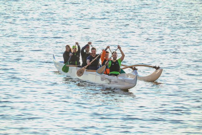 Canoas na Enseada de Botafogo