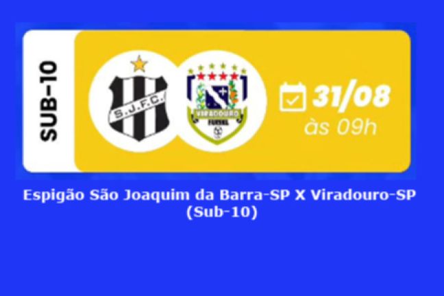 Espigão São Joaquim da Barra-SP X Viradouro-SP (Sub-10) 