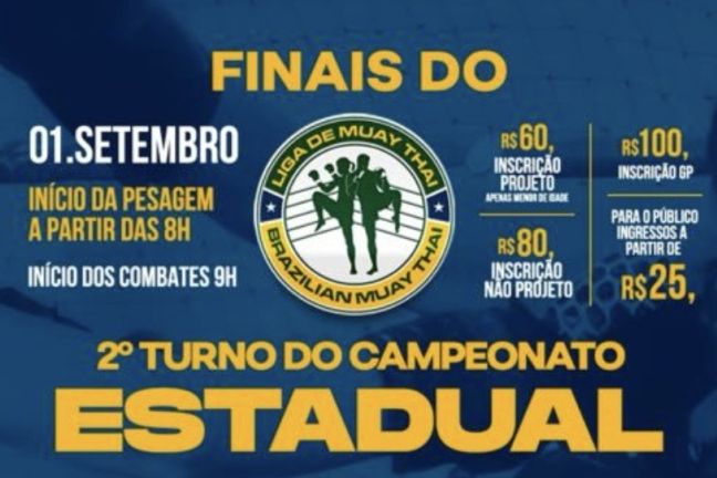 Campeonato Estadual da Liga de Muay Thai – Finais do 2º Turno