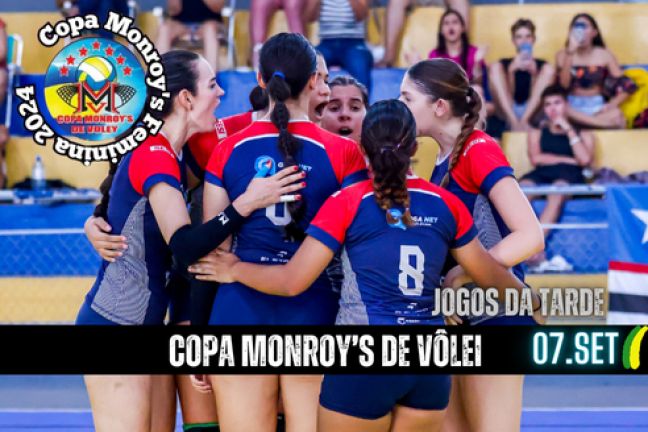 COPA MONROY'S DE VÔLEI - TARDE/NOITE