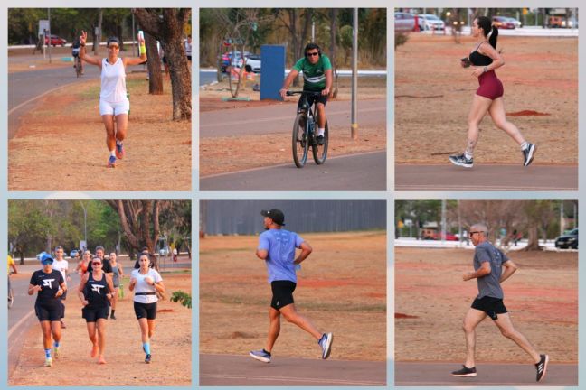 Treinos PEDAL E CORRIDA PARQUE DA CIDADE  BRASILIA-DF 17:30 HRS