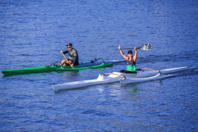 Canoas na Enseada de Botafogo