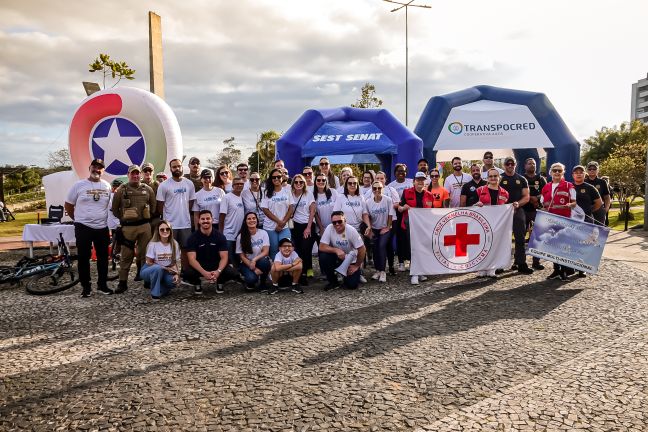 Treinos Caminhada pela Paz no Trânsito- SEST SENAT 