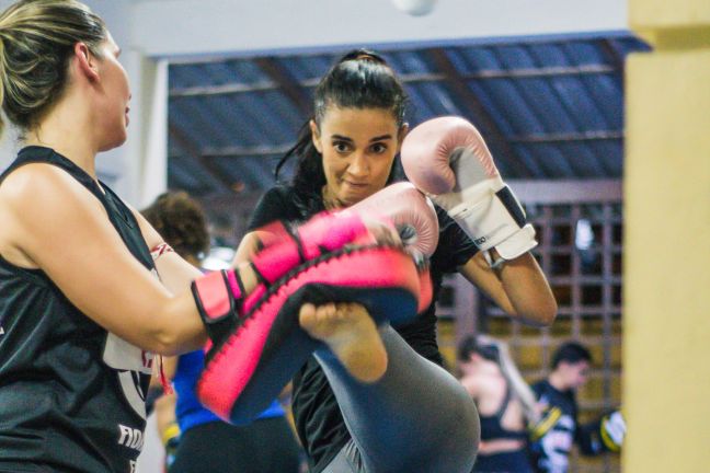 Treino Muay Thai C T Piratininga 