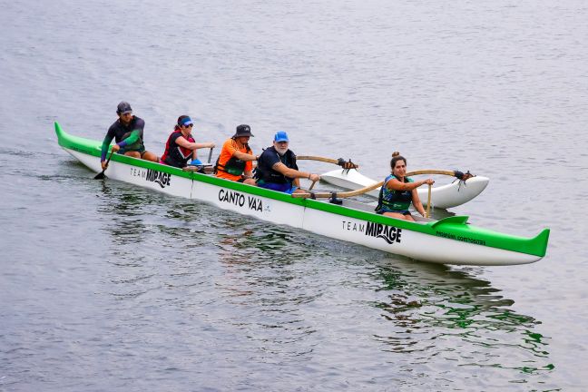 Canoas na Enseada de Botafogo