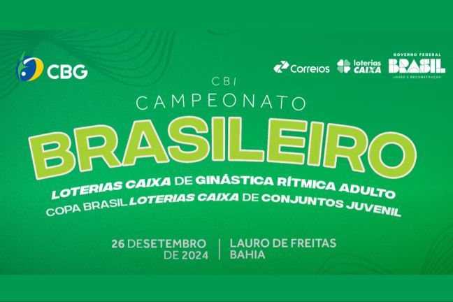 Campeonato Brasileiro Loterias Caixa de Ginástica Rítmica Adulto 2024 - 27 e 28/09 Lauro 